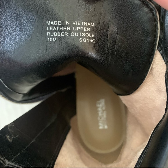 Michael Kors Leather Bastian Ankle Boots - Picture 11 of 12